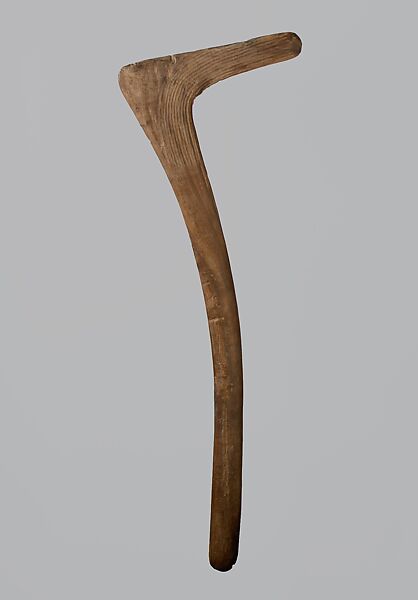 Boomerang, Wood, possibly Warlpiri or Warumungu people 