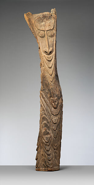 House Post, Wood, Iatmul people 