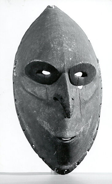 Mask, Wood, paint, Buna people 