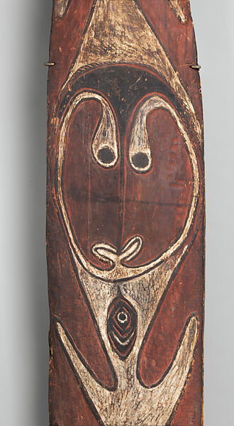 Spirit Board (Gope), Wood, paint, Kerewa people 
