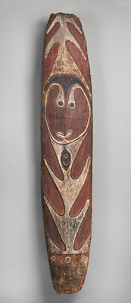 Spirit Board (Gope), Wood, paint, Kerewa people  