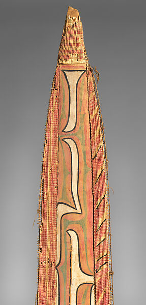 Dance Wand (Rei), Reeds, wood, bamboo, fiber, paint, Sulka people