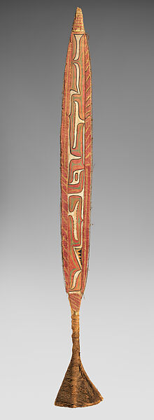 Dance Wand (Rei), Reeds, wood, bamboo, fiber, paint, Sulka people