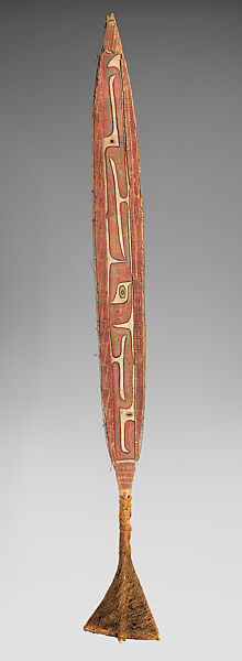 Dance Wand (Rei), Reeds, wood, bamboo, fiber, paint, Sulka people 