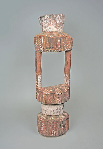 Finial from a Grave Pole (Pukamuni [?]), Wood, paint, Tiwi people 