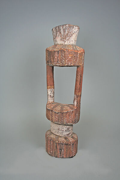 Finial from a Grave Pole (Pukamuni [?]), Wood, paint, Tiwi people