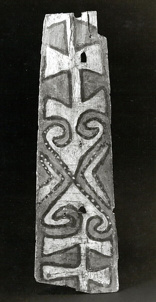 Painting from a Ceremonial House Ceiling, Sago palm petiole, paint, Yinibu people