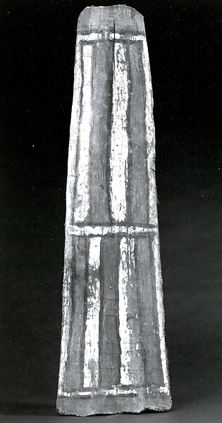 Painting from a Ceremonial House Ceiling, Sago palm petiole, paint, Yinibu people