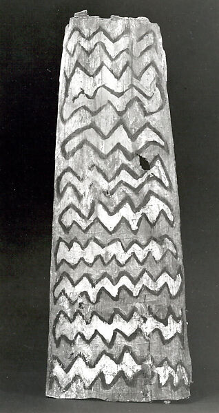 Painting from a Ceremonial House Ceiling, Sago palm petiole, paint, Yinibu people