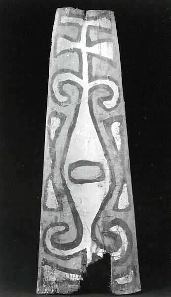 Painting from a Ceremonial House Ceiling, Sago palm petiole, paint, Yinibu people