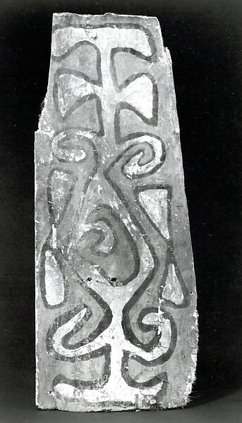 Painting from a Ceremonial House Ceiling, Sago palm petiole, paint, Yinibu people