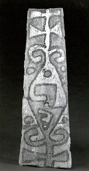 Painting from a Ceremonial House Ceiling, Sago palm petiole, paint, Yinibu people