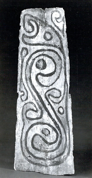 Painting from a Ceremonial House Ceiling, Sago palm petiole, paint, Yinibu people