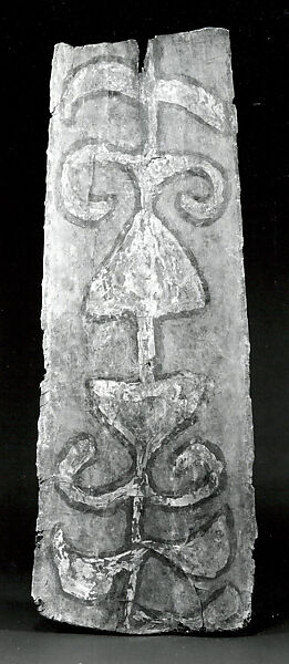 Painting from a Ceremonial House Ceiling, Sago palm petiole, paint, Yinibu people