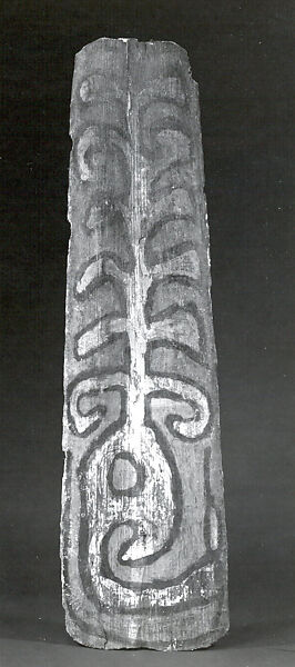 Painting from a Ceremonial House Ceiling, Sago palm petiole, paint, Yinibu people