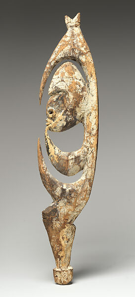 Figure ( Yipwon), Wood, paint, Alamblak people (?)