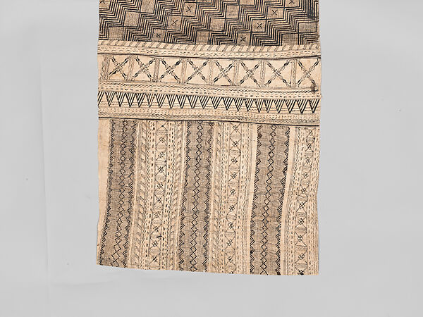 Sash (Lafi), Barkcloth, pigment, Wallis and Futuna Territory