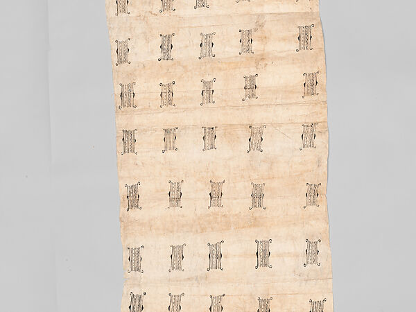 Sash (Lafi), Barkcloth, pigment, Wallis and Futuna Territory