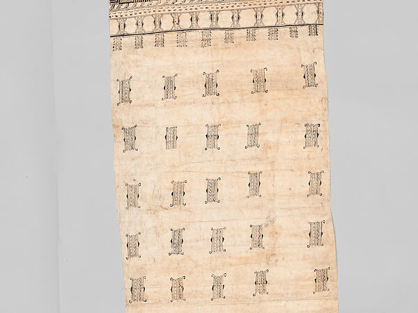 Sash (Lafi), Barkcloth, pigment, Wallis and Futuna Territory