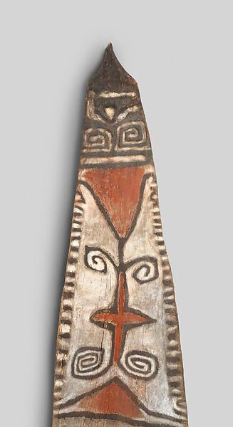 Door Board (Amitung), Abanfogop, Wood, paint, Telefomin people