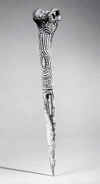 Dagger, Cassowary Bone, Abelam people 