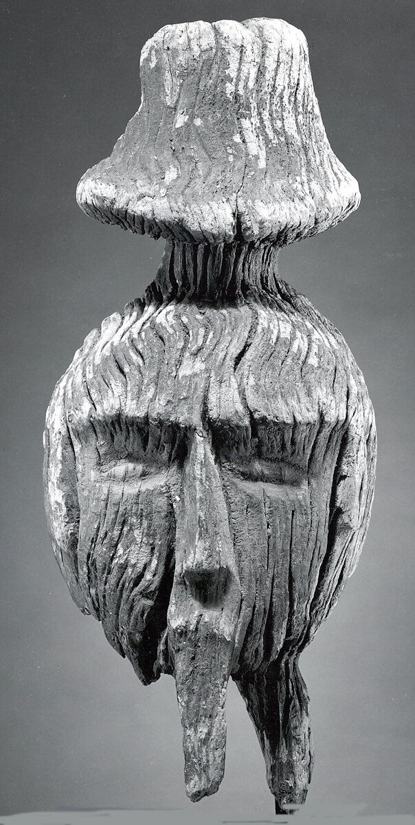 Figure Fragment: Head, Oron artist, Wood, Oron peoples