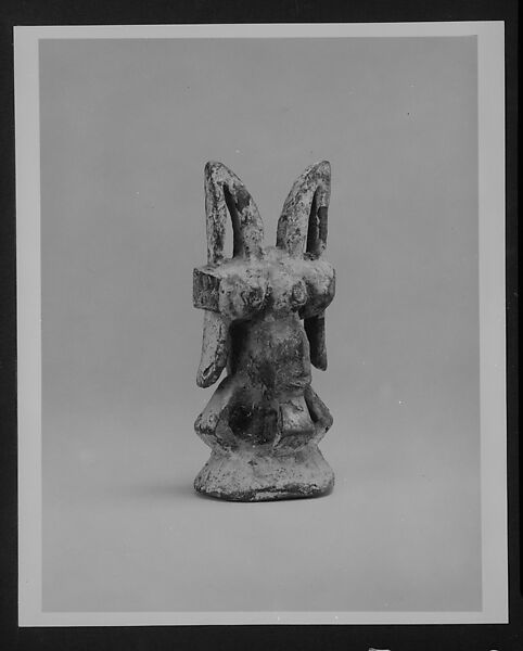 Shrine Figure (Ikenga), Igbo artist, Wood, earth, straw, Igbo peoples