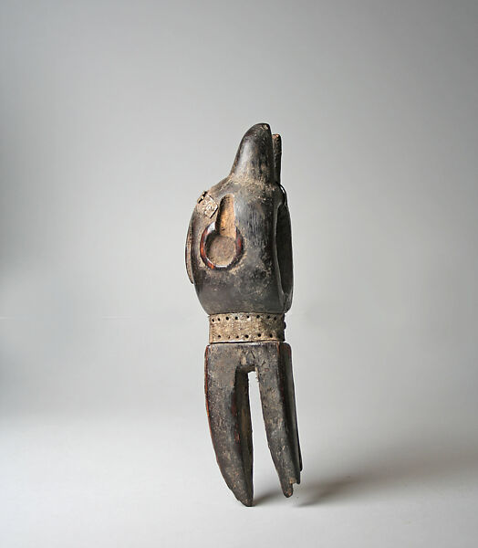 Miniature Mask, Loma artist, Wood, metal, Loma peoples (?)