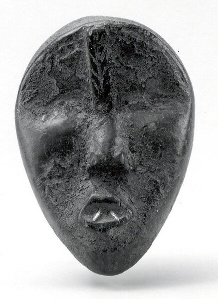 Miniature mask, Kono artist, Wood, metal, Kono peoples 