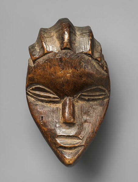 Miniature Mask, Wood, Bassa peoples (?) 