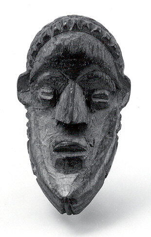 Miniature Mask, Wood, Bassa peoples (?)