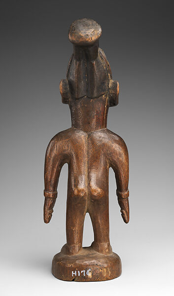 Twin Figure: Female (Ibeji), Yoruba artist, Wood, Yoruba peoples
