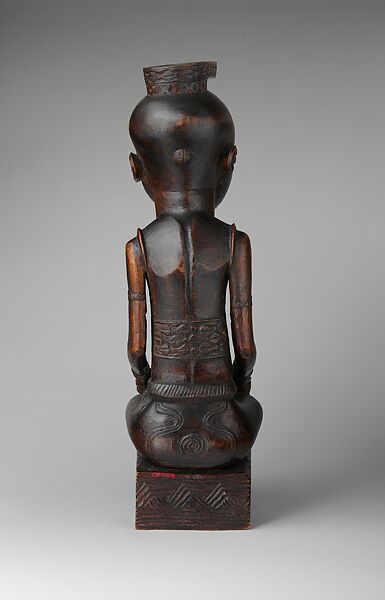Figure: Seated Male (Ndop), Bitete, Wood, Kuba peoples