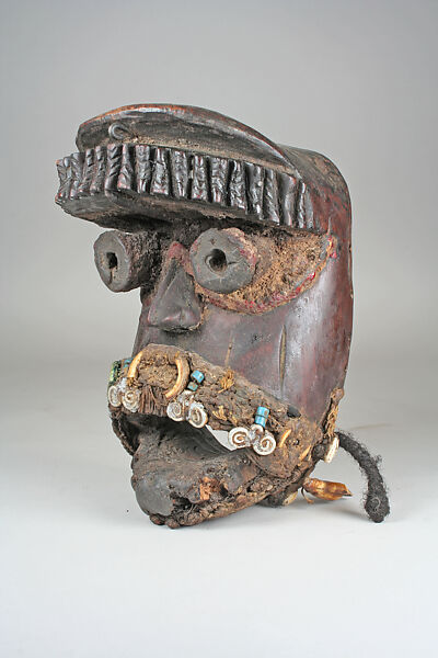 Mask, Wood, beads, shell, metal, other materials, Dan peoples 