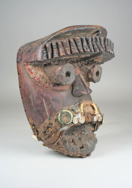Mask, Wood, beads, shell, metal, other materials, Dan peoples