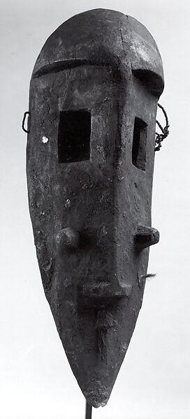 Mask: Monkey (N'Gon Koun), Wood, mica, fiber, Bamana peoples 