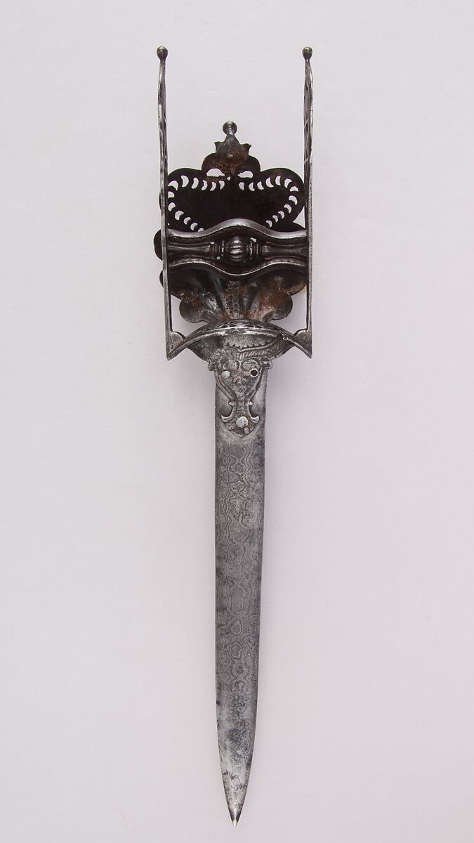 Guarded Dagger (Katar), Steel, copper, Indian, Thanjavur