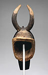 Helmet Mask (Goli Glin), Wood, pigment, Baule peoples