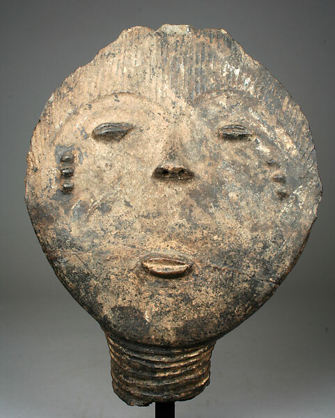 Memorial Head (Mma), Terracotta, Akan peoples 