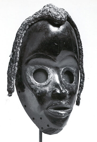 Face Mask (Gunye Ge), Wood, fiber, Dan peoples 