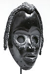 Gunyege face mask, Dan artist, Wood, fiber, Dan peoples