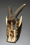 Imina walu (buffalo or roan antelope face mask), Dogon artist, Wood, pigment, Dogon peoples