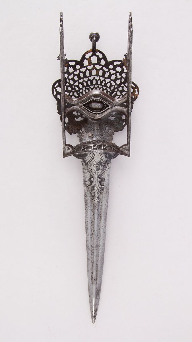 Guarded Dagger (Katar), Steel, Indian, Thanjavur