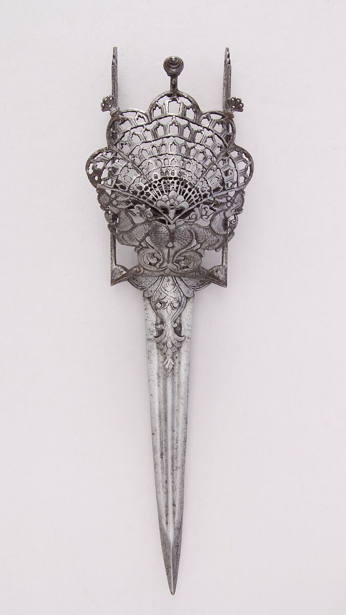 Guarded Dagger (Katar), Steel, Indian, Thanjavur 