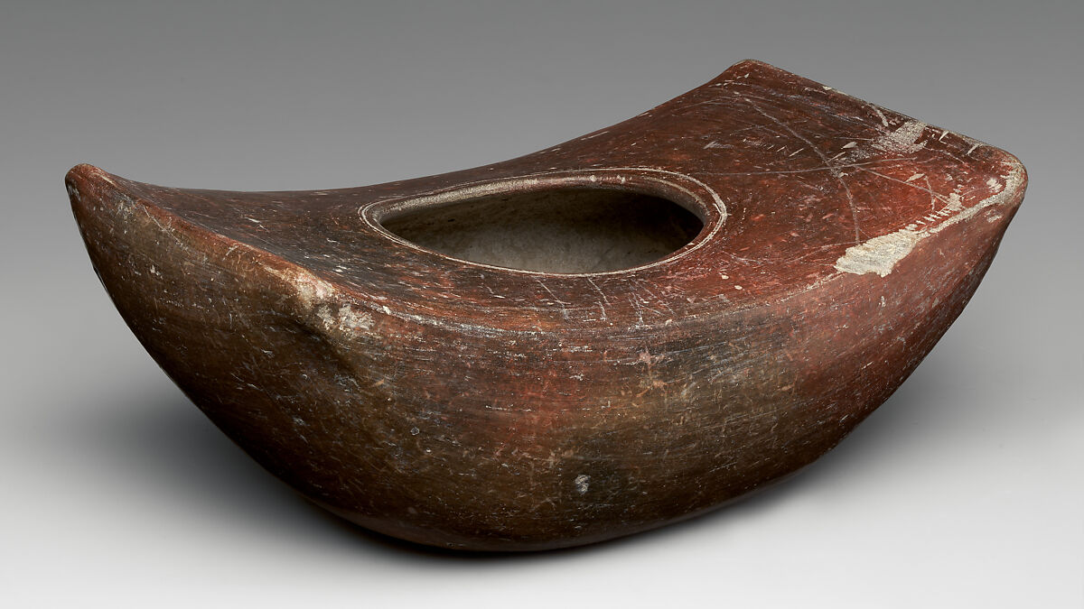 Vessel, Ceramic, slip, pigment, Chorrera