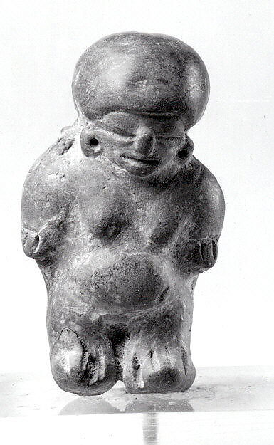 Ceramic Figure Pendant (?), Ceramic, pigment, Chorrera 