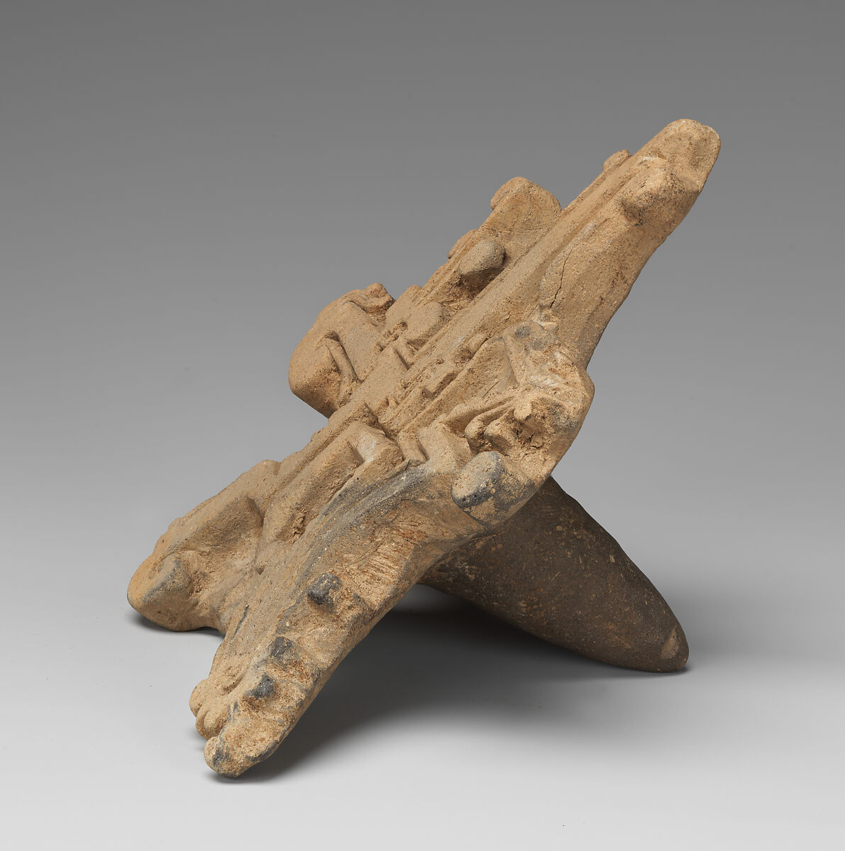 Stamp, Manteño artist(s), Ceramic, Manteño