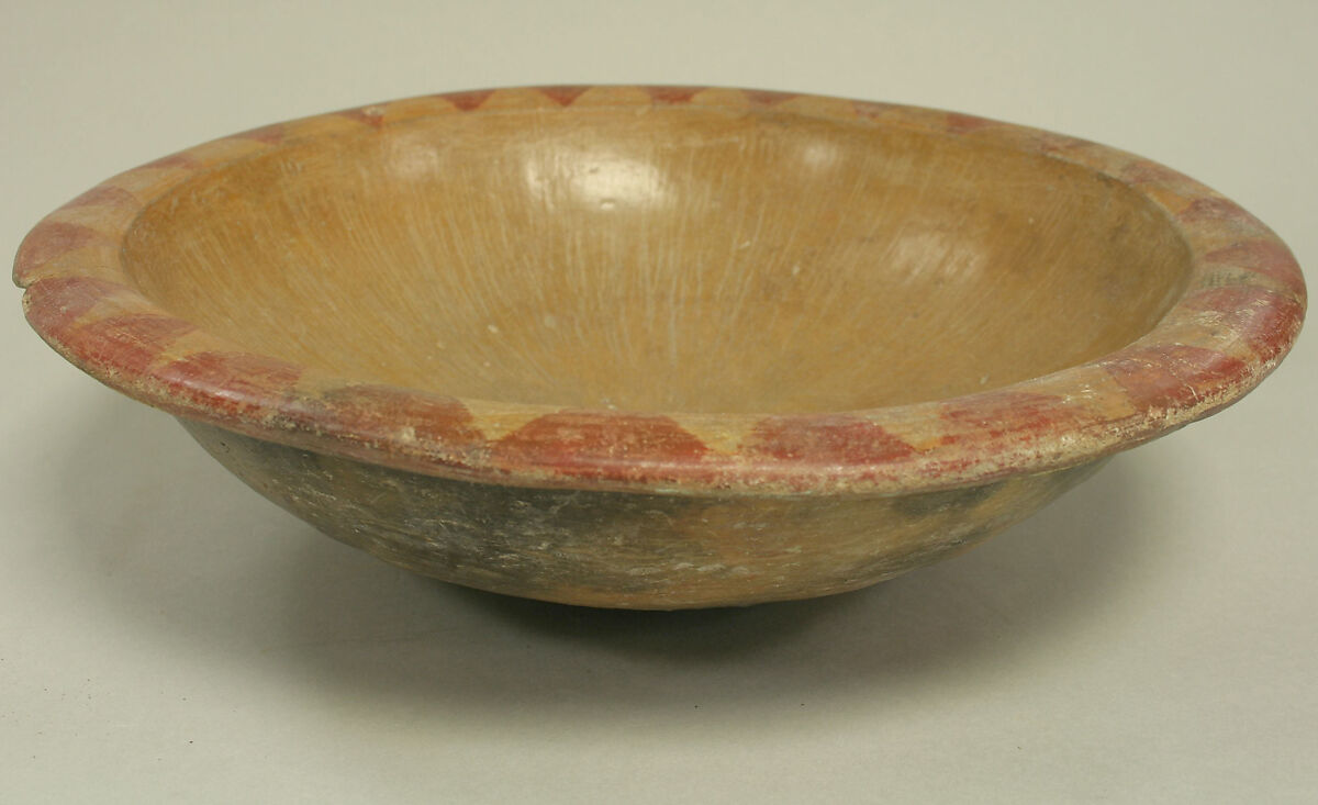 Painted Bowl, Ceramic, pigment, Machalilla 