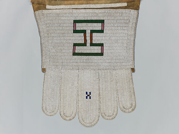 Married Woman's Apron (Ijogolo), Leather, beads, thread, Ndebele peoples