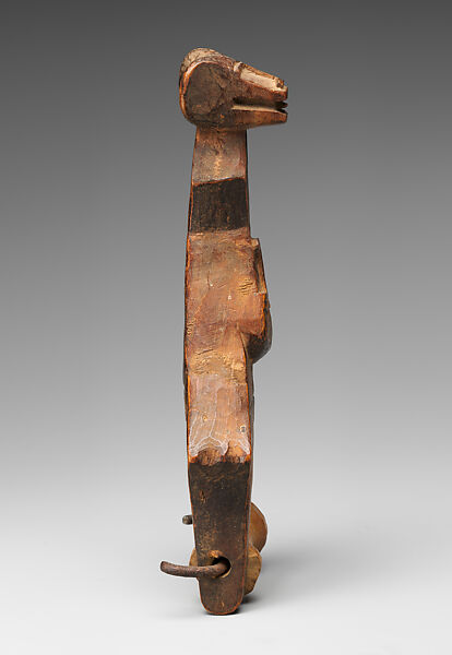 Heddle Pulley, Wood, Baule peoples